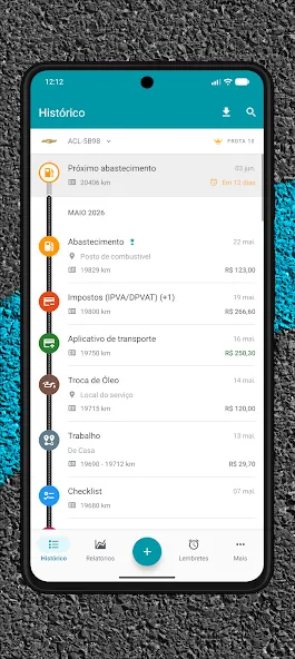 Drivvo - Controle de Gastos screenshot 1