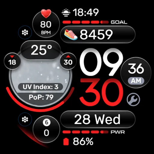Weather Watch Face - OMG 373 screenshot 27