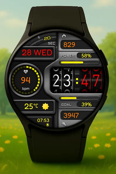 Power Rush Wath Face screenshot 2