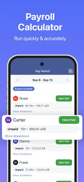 Employee Link・Time Tracking screenshot 4