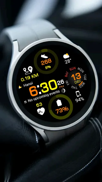 Digital Color WearOS NTV570 screenshot 15