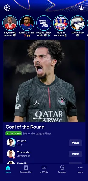 UEFA Champions League Official screenshot 1