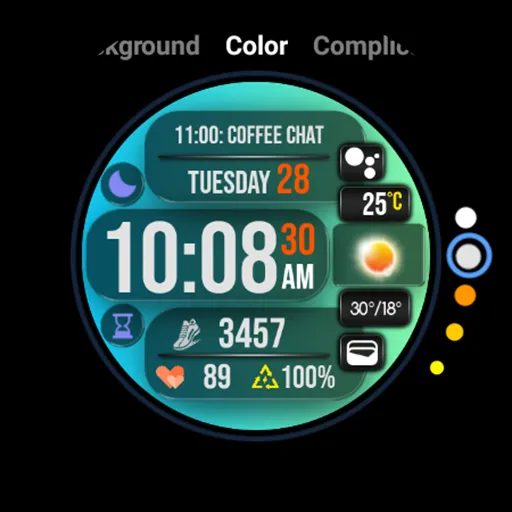 Digital Watch Face MB391 screenshot 27