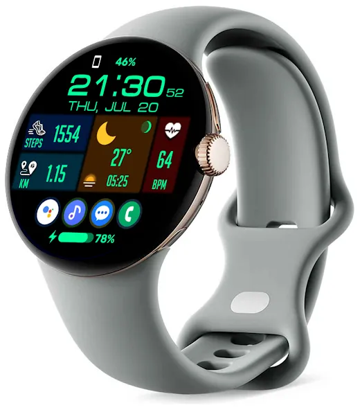 Tiles Window Watch Face NTV556 screenshot 16