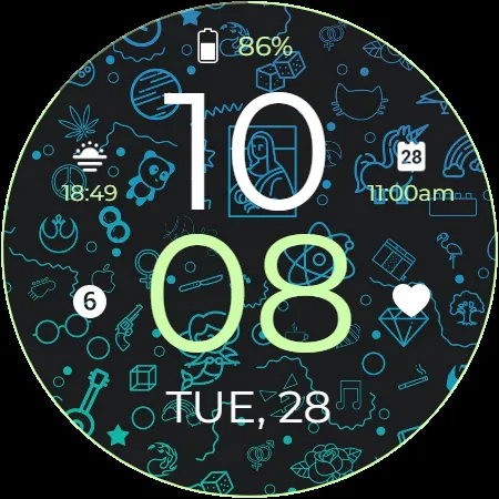 Minimal Watch Watch Face screenshot 7