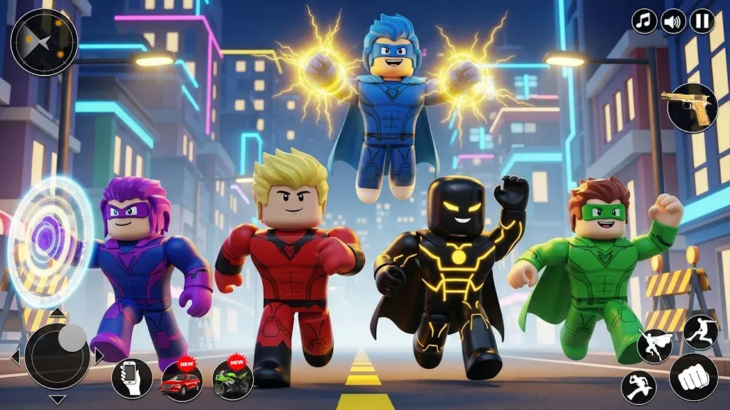 Superhero Rope Hero Spider 3d screenshot 2