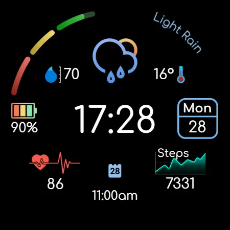 Digital Watchface D14 screenshot 22