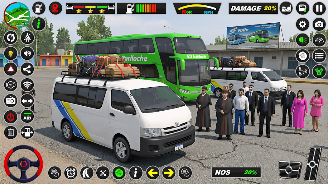 Mini Coach Bus Game Van Game screenshot 2