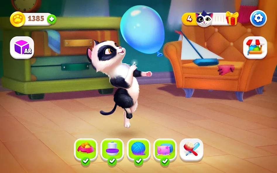 My Cat: 我的貓咪 - 電子寵物遊戲 我的虛擬寵物 screenshot 18