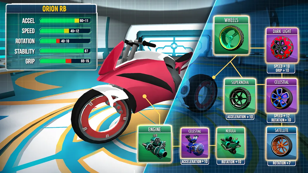 Gravity Rider: Juego de Motos screenshot 3