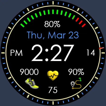 Iris4013 Digital Watch Face screenshot 13