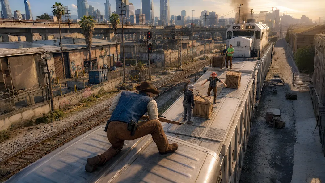 Train Survival City Train Game screenshot 4