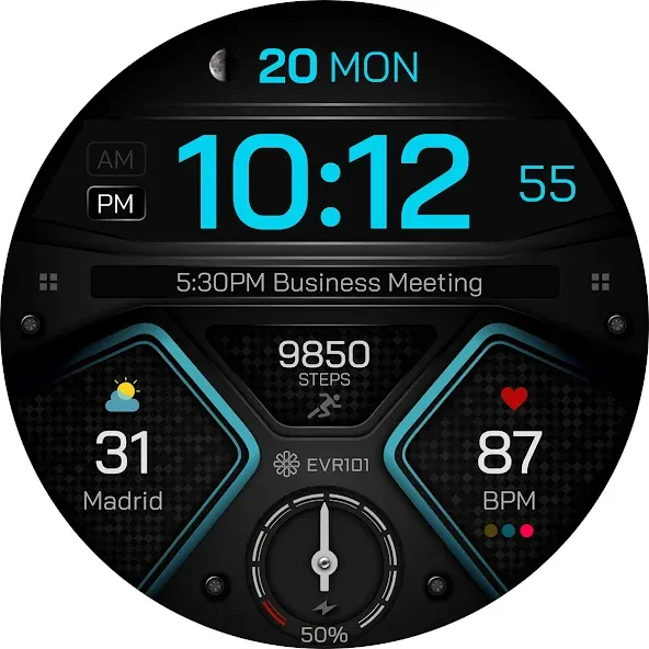 EVR101 Digital Watch Face screenshot 26