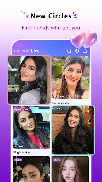 Asha Live: Chat de Vídeo e Voz screenshot 5