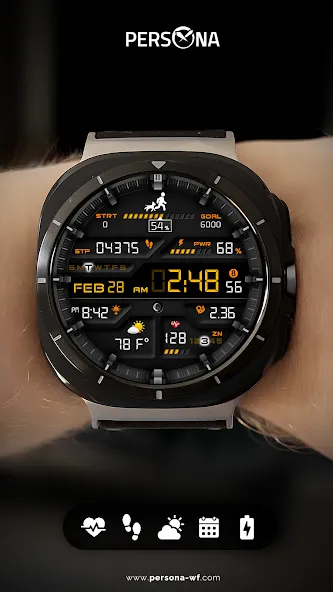 PER001 Smart Sport Watch Face screenshot 6