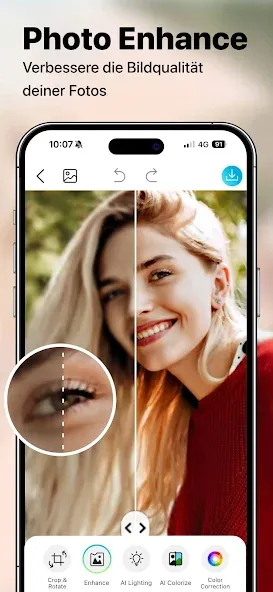 YouCam Enhance: Photo Enhancer screenshot 1