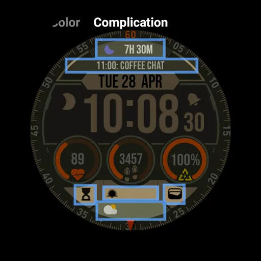 Digital Watch Face MB432 screenshot 23