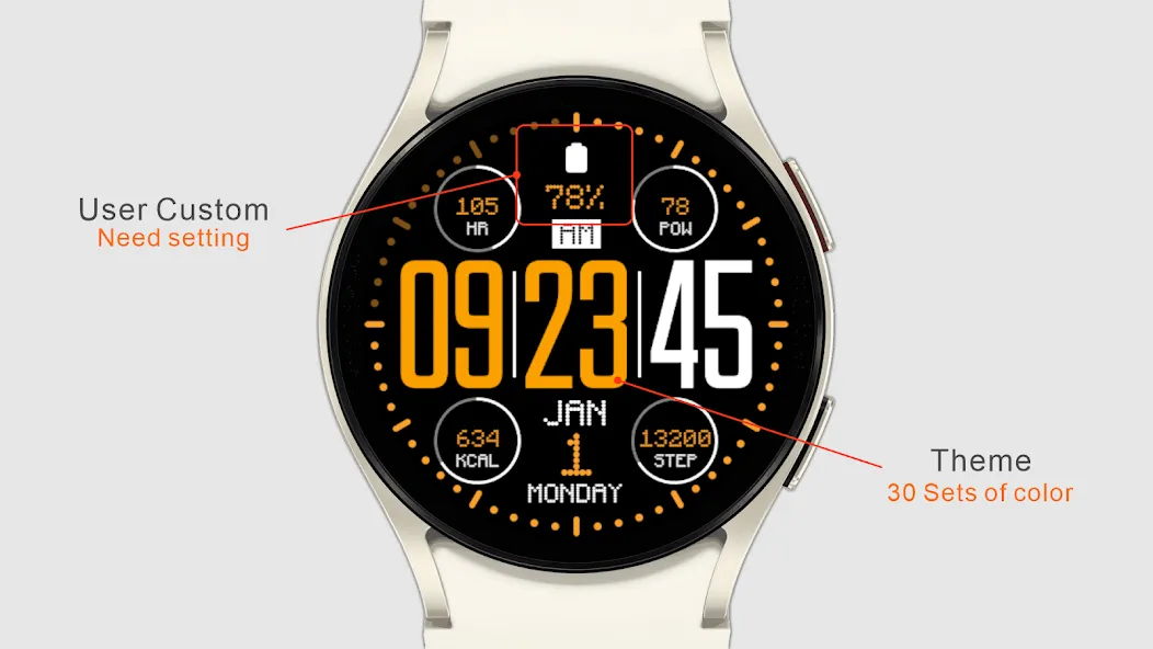 IWF AL1 watchface screenshot 2