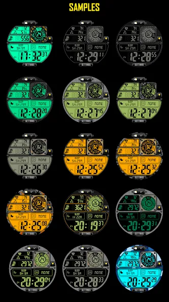 Digital Watch Face MB401 screenshot 6