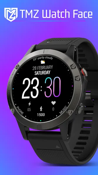 Minimal Watch Face screenshot 1