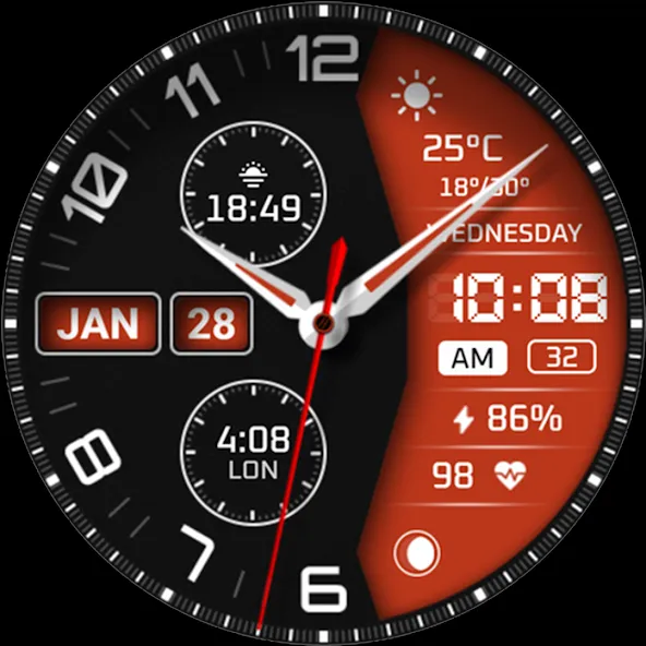 Watch face 10h08.com #114 screenshot 32