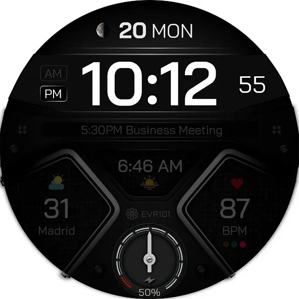 EVR101 Digital Watch Face screenshot 32