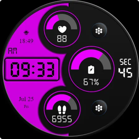 Key WF89 Digital Watch Face screenshot 31