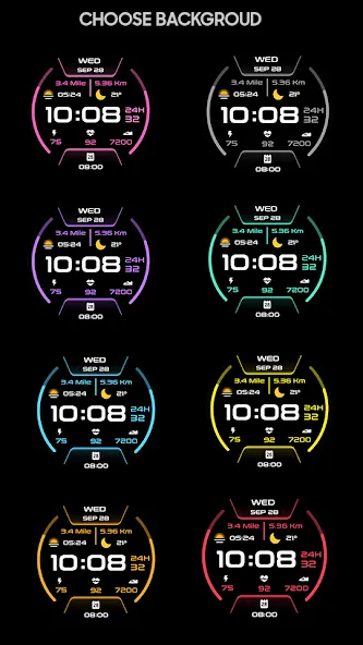 Digital 6 Watch Face screenshot 4