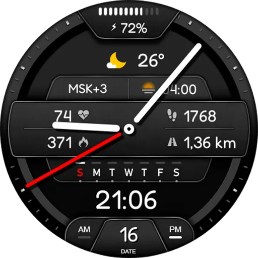 Hybrid Epaloxy Watch Face screenshot 9