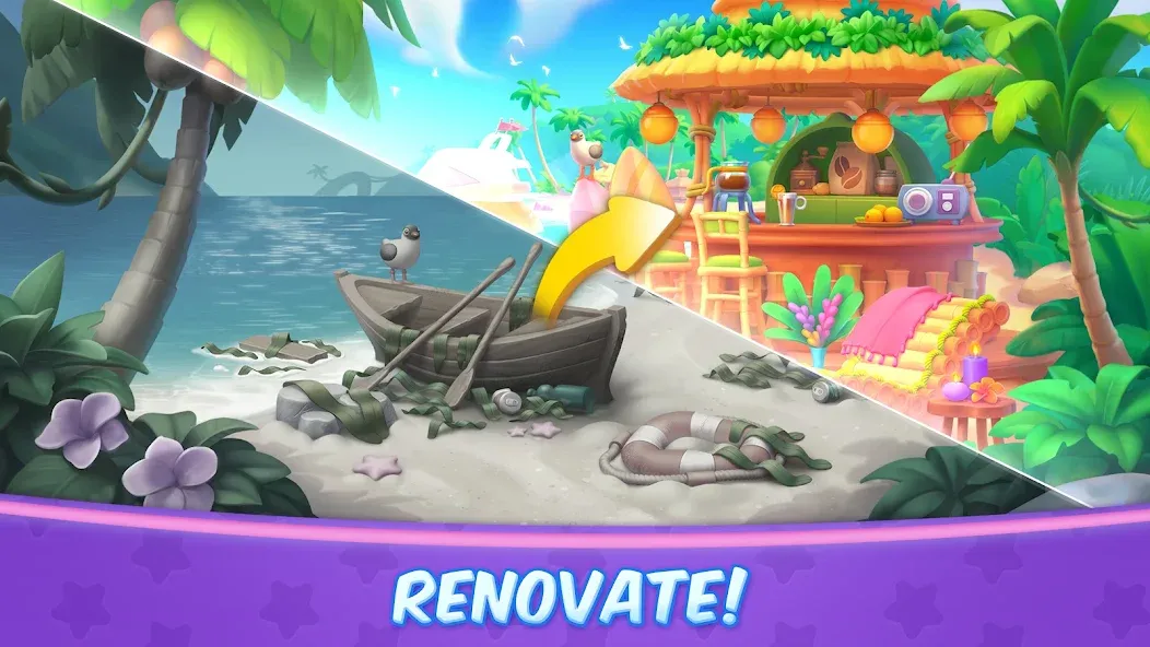 Tropicmania: Match-3 adventure screenshot 2