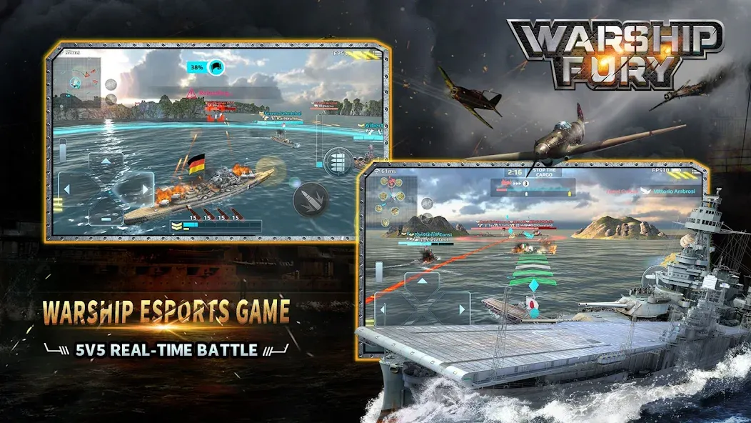 Fúria do navio de guerra screenshot 2