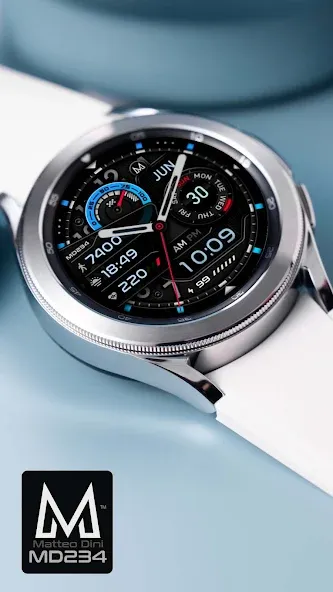 MD234 Analog watch face screenshot 3