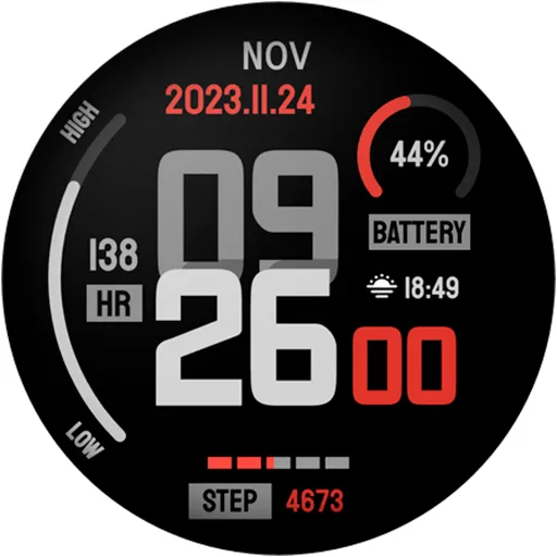 Minimal Digital Watch Face screenshot 14