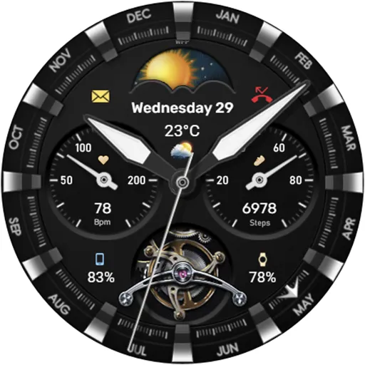 WFP 334 Business watch face screenshot 45