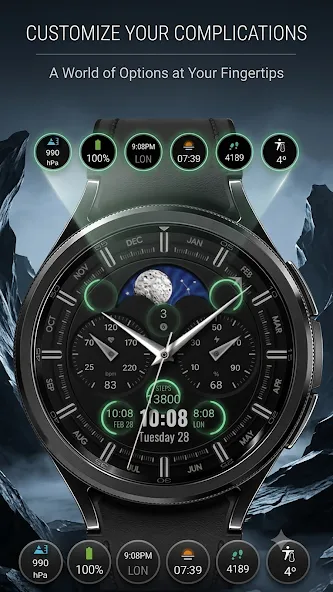 WFP 309 Elegant watch face screenshot 6