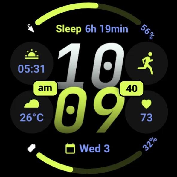 MDS03 Digital Watch Face screenshot 12
