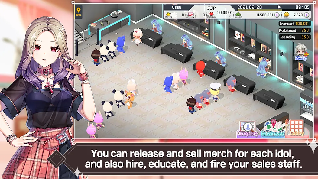 偶像明星制作人 (KPop偶像女王制作) screenshot 30