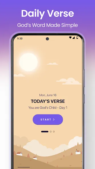 Simple Bible Daily Verse Alarm screenshot 1