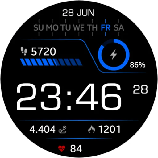 Digital Worko Watch Face screenshot 17