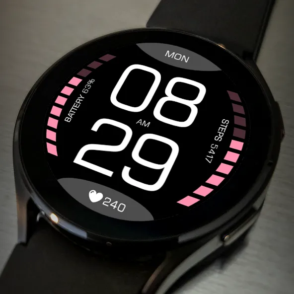 Key098 Digital Watch Face screenshot 4