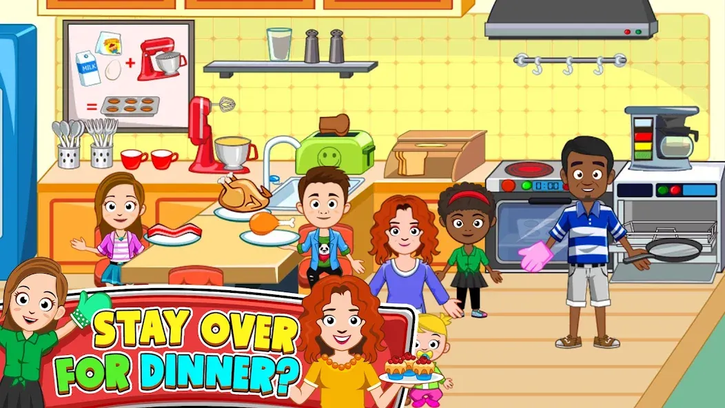My Town: Friends House Party screenshot 2