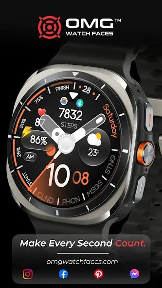OMG 330 Hybrid Watch Face screenshot 5