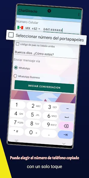 WhatsDirecto - Sin guardar screenshot 4