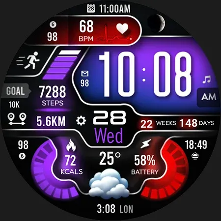 ML2U 258 Watch Face screenshot 30