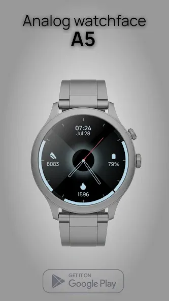 Analog watchface A5 screenshot 3