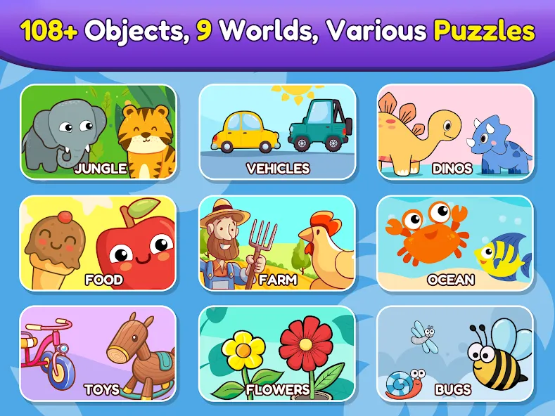 Baby Puzzle Games for Toddlers screenshot 1