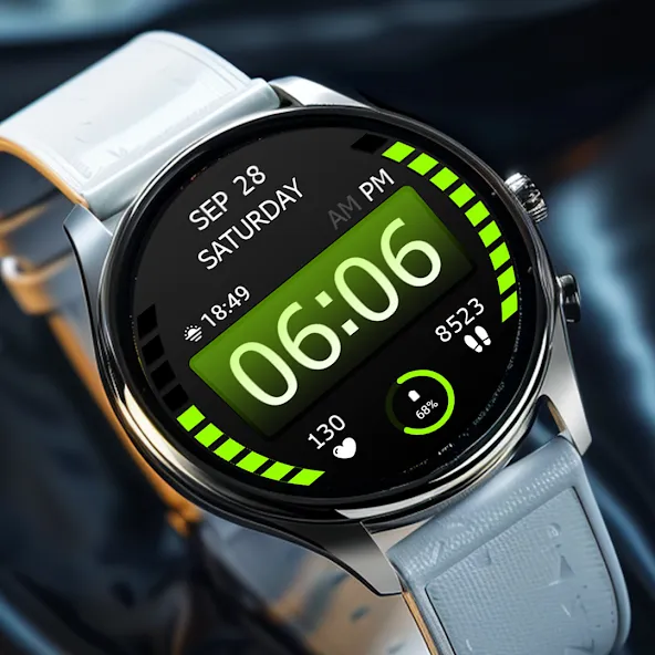 Key WF47 Digital Watch Face screenshot 7