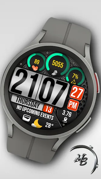 Digital Watch Face MB365 screenshot 2