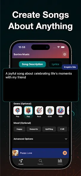 AI Song Maker: Soniva Music screenshot 2