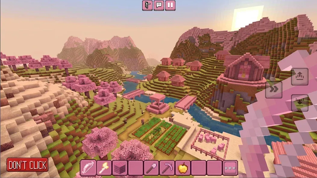 Kawaii Craft: Pink World 3D screenshot 2